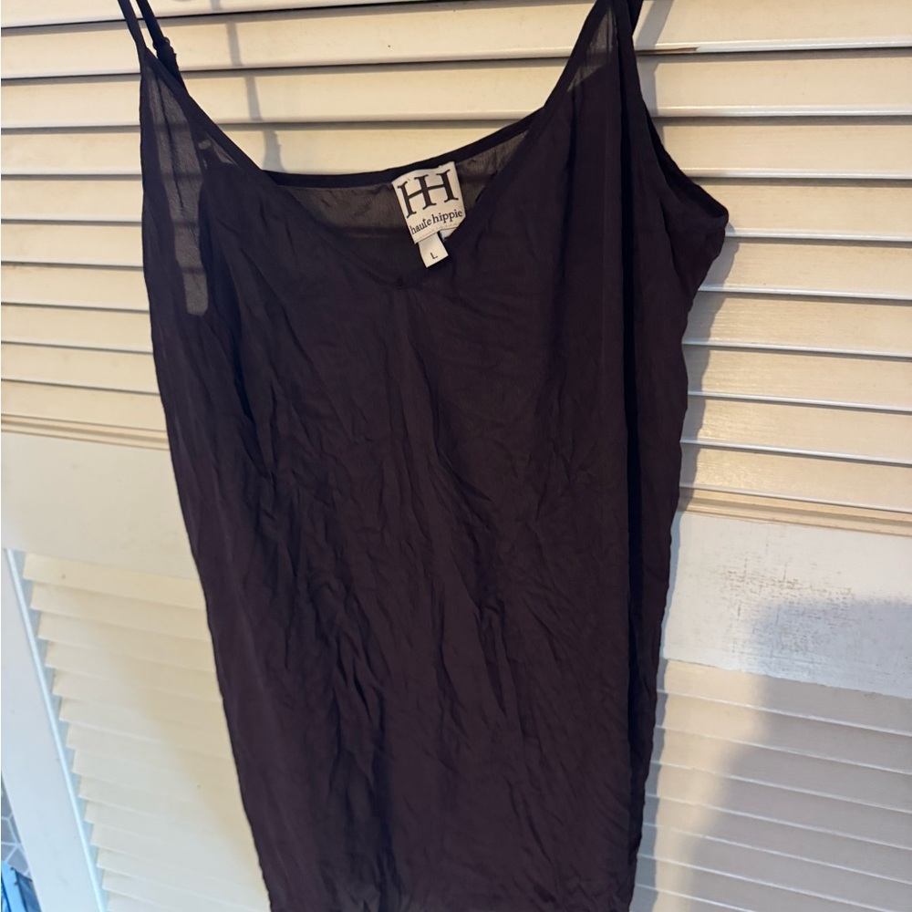 Haute Hippie Elegant Black Camisole
